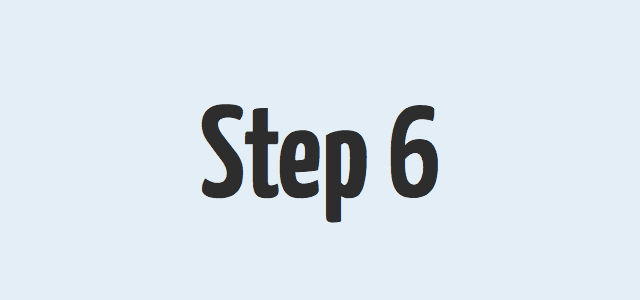 seo step 6